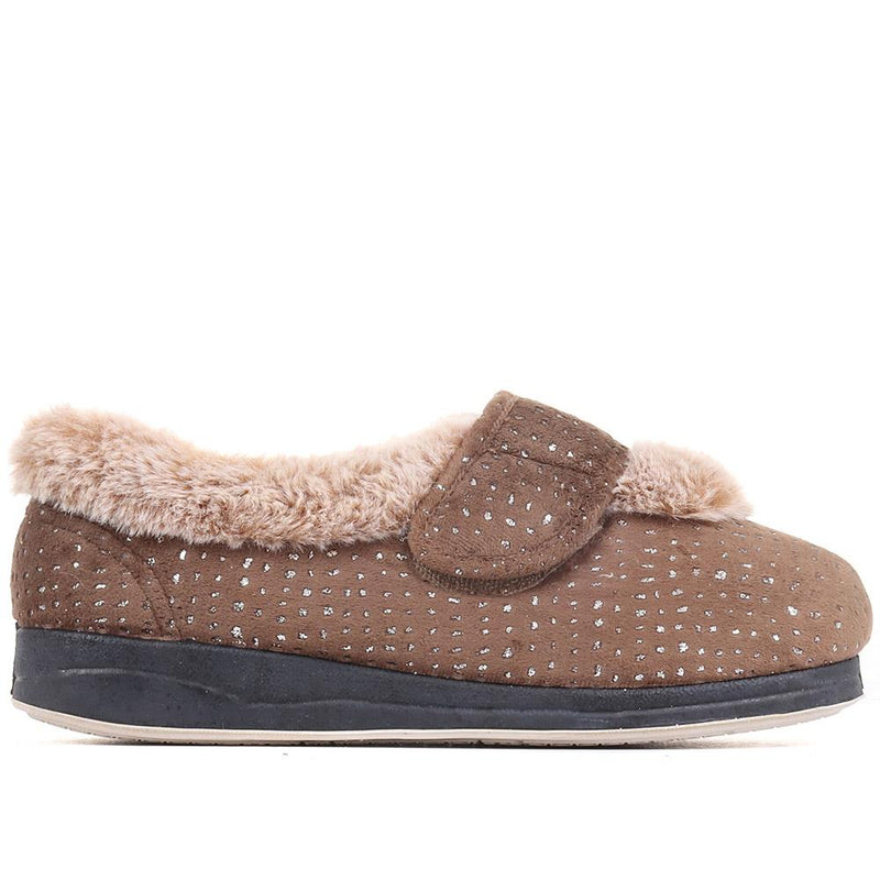 Extra-Wide Fit Cosy Slippers - CELENE / 322 481