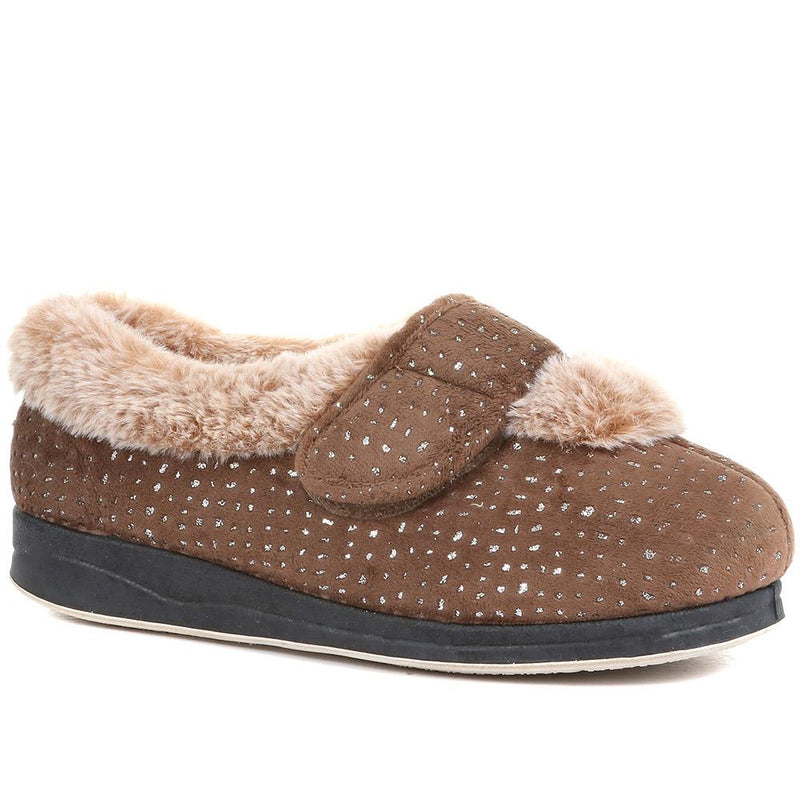 Extra-Wide Fit Cosy Slippers - CELENE / 322 481