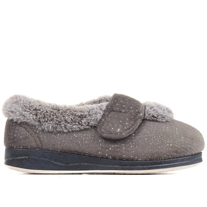 Extra-Wide Fit Cosy Slippers - CELENE / 322 481