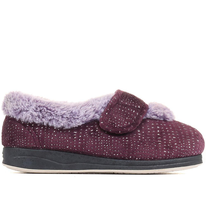 Extra-Wide Fit Cosy Slippers - CELENE / 322 481