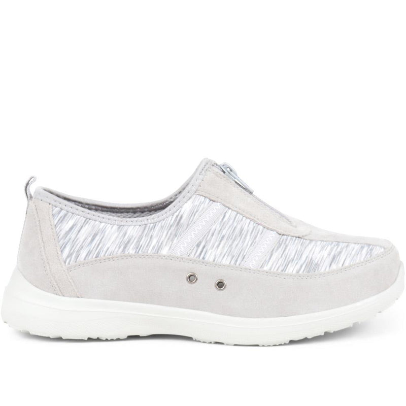 Extra-Wide Fit Memory Foam Trainers - ELANA / 324 089