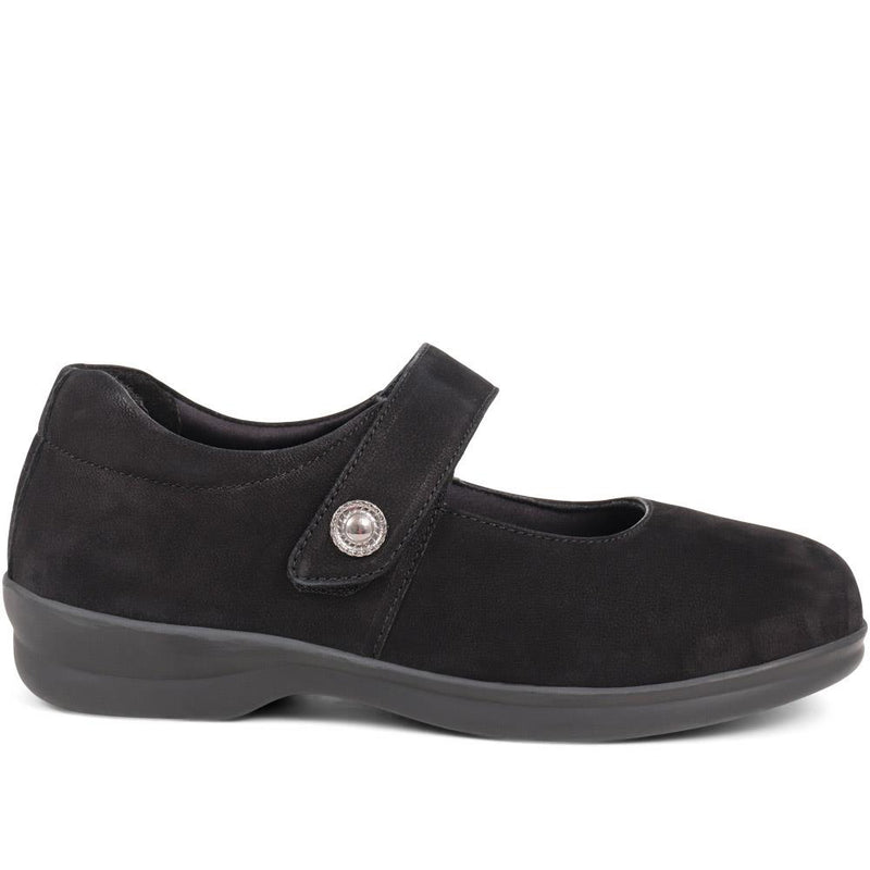 Extra Wide Fit Touch Fasten Shoes  - KALANI / 324 604