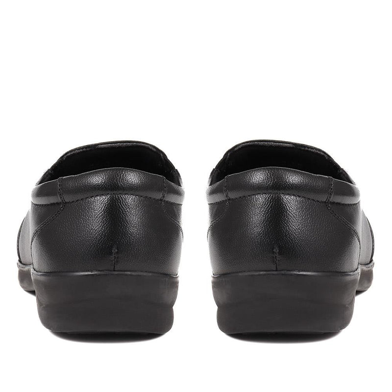 Leather Slip On Shoes - KEYLA / 324 605