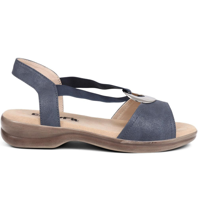 Elasticated Slip-On Sandals  - CAROLA / 325 591