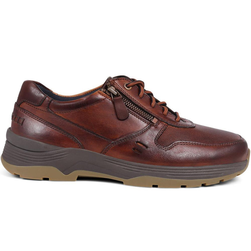 Dual-Fastening Leather Shoes - DINO / 325 166