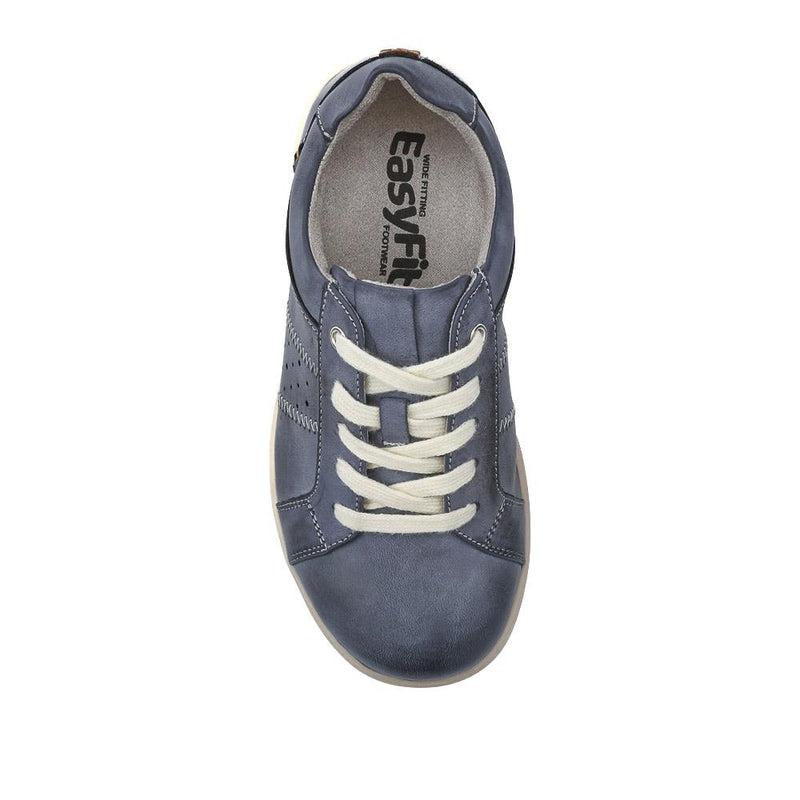 Wide-Fit Casual Lace-Up Shoes - BEANKA / 327 154