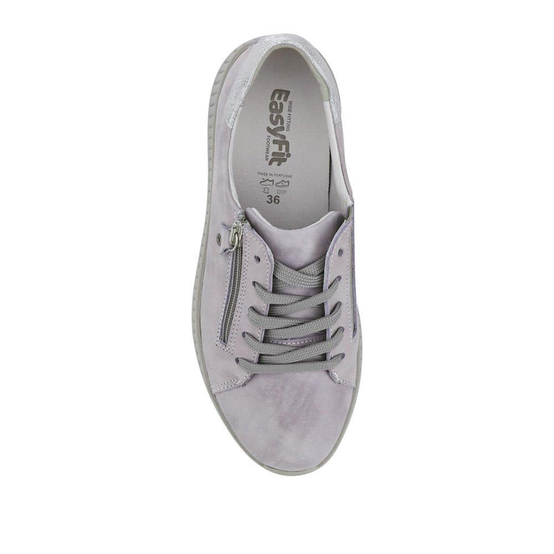 Wide-Fit Dual-Fasten Elasticated Trainers - HORNSEA / 327 209