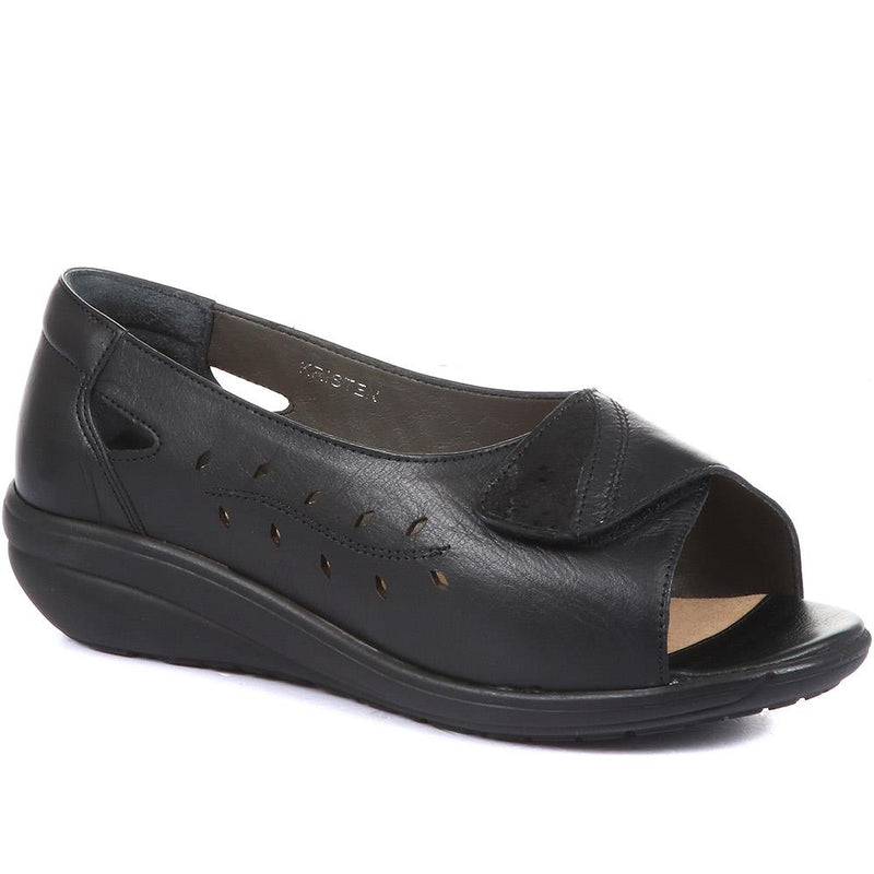 Extra Wide Fit Leather Shoes - KRISTEN / 320 437