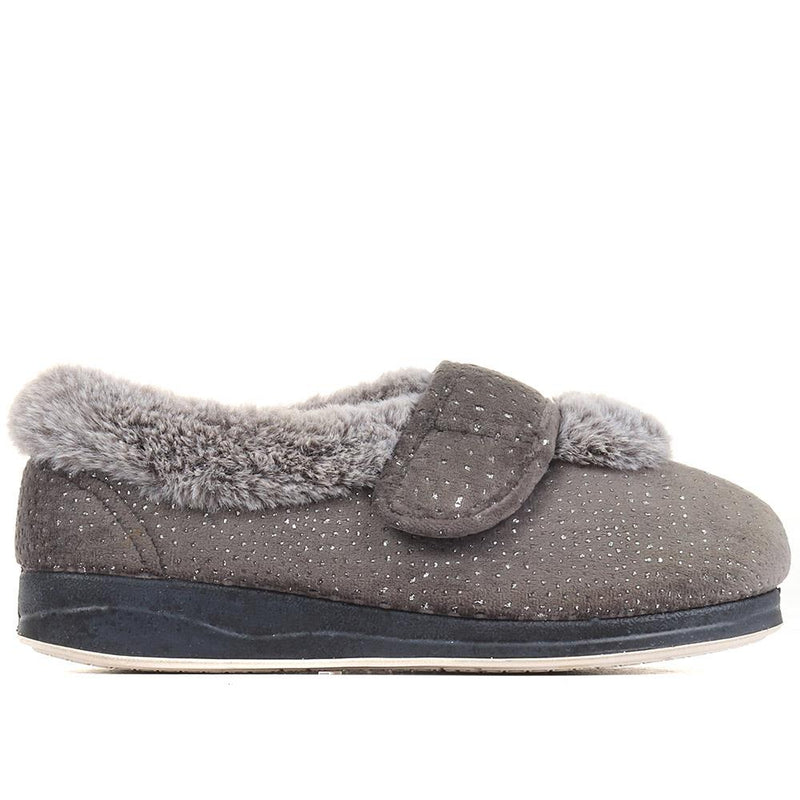 Extra Wide Fit Cosy Slippers - CELENE / 322 481