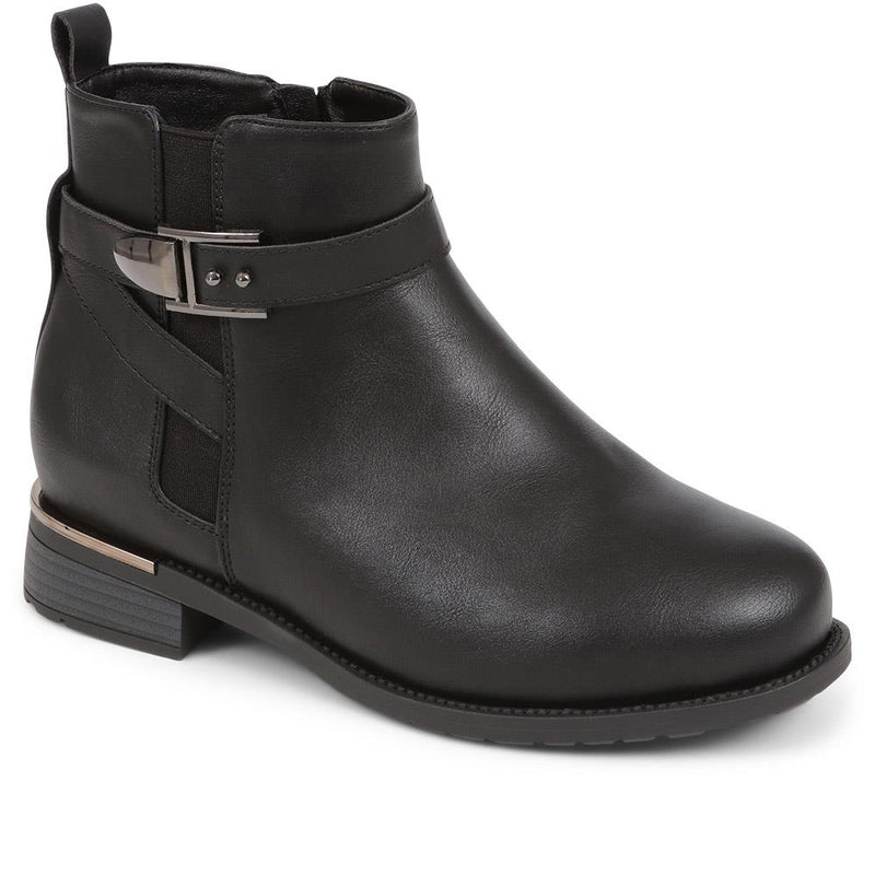 Buckle Strap Chelsea Boots - WITNEY / 324 178